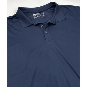 Ariat Tek Men's‎ XXL Polyester Navy Short Sleeve Polo